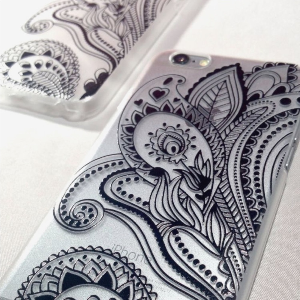 COLOR ME🖍🌈 Henna Iphone Case (COLORABLE)